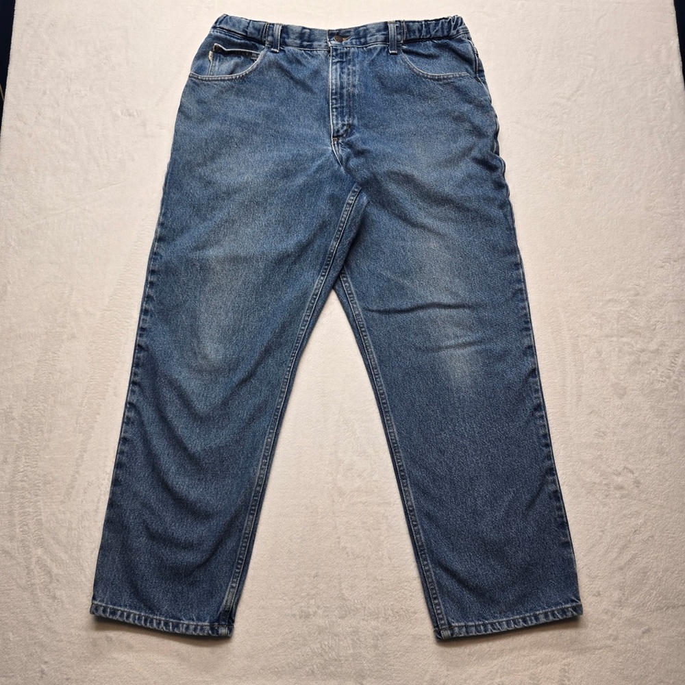 L.L. Bean Comfort Waist Jeans‎ Vintage 90s USA Classic Blue Mens 36x30